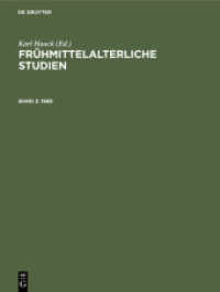 Frühmittelalterliche Studien. Band 3 1969 (Frühmittelalterliche Studien Band 3)