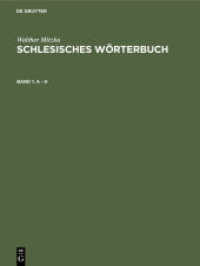 Walther Mitzka: Schlesisches Wörterbuch. 1 A - H