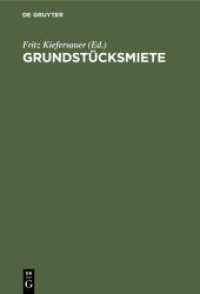 Grundstücksmiete : Mieterschutz - Mietzinsbildung. Wohnraumbewirtschaftung