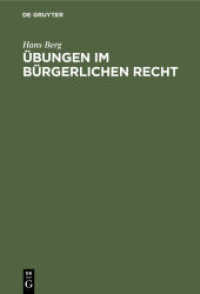 Übungen im Bürgerlichen Recht : Eine Anleitung zur Lösung von Rechtsfällen an Hand von praktischen Beispielen