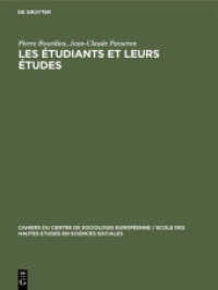 Les étudiants et leurs études (Cahiers du Centre de Sociologie Européenne / Ecole des Hautes Etudes en Sciences Sociales 1)