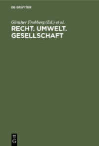 Recht. Umwelt. Gesellschaft : Festschrift für Alfred Pikalo zum 70. Geburtstag