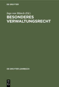 Besonderes Verwaltungsrecht (De Gruyter Lehrbuch)