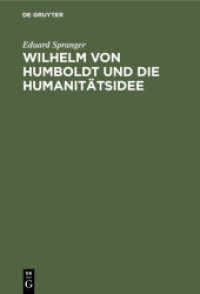 Wilhelm von Humboldt und die Humanitätsidee （2ND）