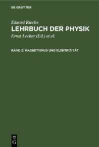 Eduard Riecke: Lehrbuch der Physik / Magnetismus und Elektrizität (Eduard Riecke: Lehrbuch der Physik Band 2)