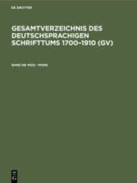 Gesamtverzeichnis des deutschsprachigen Schrifttums 1700-1910 (GV). Band 98 Mod - Mons