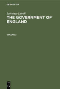 Lawrence Lowell: The Government of England. Volume 2 Lawrence Lowell: The Government of England. Volume 2