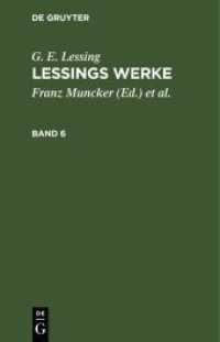 G. E. Lessing: Lessings Werke. Band 6 G. E. Lessing: Lessings Werke. Band 6