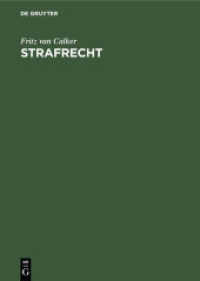 Strafrecht : Grundriß zu Vorlesungen und Leitfaden zum Studium
