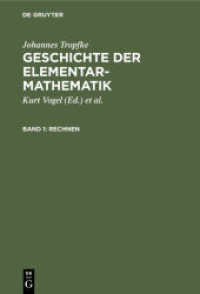 Johannes Tropfke: Geschichte der Elementarmathematik. Band 1 Rechnen