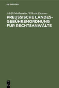 Preußische Landesgebührenordnung für Rechtsanwälte : Nebst den Anwaltsgebührenvorschriften der Preußischen Pachtschutzordnung