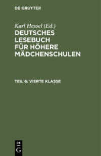 Deutsches Lesebuch für höhere Mädchenschulen. Teil 6 Vierte Klasse