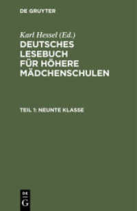 Deutsches Lesebuch für höhere Mädchenschulen. Teil 1 Neunte Klasse