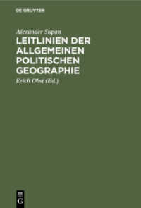 Leitlinien der allgemeinen politischen Geographie : Naturlehre des Staates