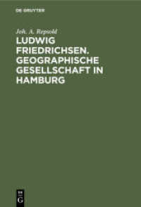 Ludwig Friedrichsen. Geographische Gesellschaft in Hamburg : Ein Bild seines Lebens