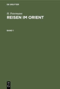 H. Petermann: Reisen im Orient. Band 1 H. Petermann: Reisen im Orient. Band 1