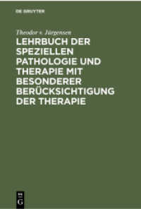 Lehrbuch der speziellen Pathologie und Therapie mit besonderer Berücksichtigung der Therapie : Für Studierende und Ärzte