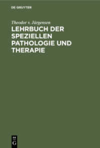 Lehrbuch der speziellen Pathologie und Therapie : Mit besonderer Berücksichtigung der Therapie. Für Studierende und Ärzte
