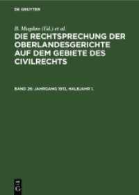 Die Rechtsprechung der Oberlandesgerichte auf dem Gebiete des Civilrechts. Band 26 Jahrgang 1913， Halbjahr 1.