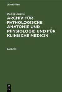 Rudolf Virchow: Archiv für pathologische Anatomie und Physiologie und für klinische Medicin. Band 170 Rudolf Virchow: Archiv für pathologische Anatomie und Physiologie und für klinische Medicin. Band 170