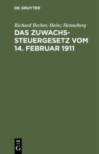 Das Zuwachssteuergesetz vom 14. Februar 1911 : Nebst den Ausführungsbestimmungen des Bundesrats und dem Abschnitt IX (Tarifnummer 11) des Reichsstempelgesetzes