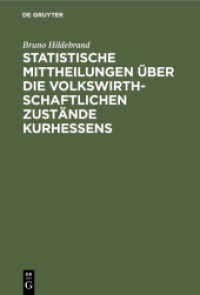 Statistische Mittheilungen über die volkswirthschaftlichen Zustände Kurhessens : Nach Amtlichen Quellen