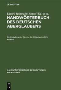 Handwörterbuch des deutschen Aberglaubens. Band 7 Pflügen - Sackpfeife - Schatz， 2 Teile (Handwörterbücher zur deutschen Volkskunde)