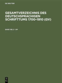 Gesamtverzeichnis des deutschsprachigen Schrifttums 1700-1910 (GV). Band 148 U - Um