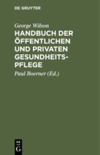 Handbuch der öffentlichen und privaten Gesundheitspflege