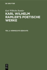 Karl Wilhelm Ramler: Karl Wilhelm Ramler's poetische Werke. Teil 2 Vermischte Gedichte