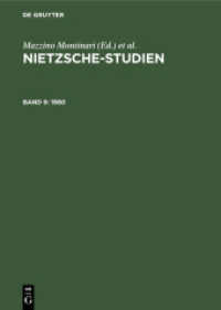 Nietzsche-Studien. Band 9 1980