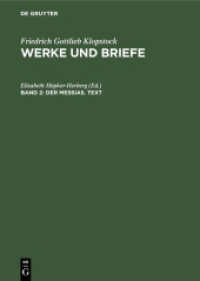 Friedrich Gottlieb Klopstock: Werke und Briefe. Abteilung Werke IV: Der Messias. Band 2 Der Messias. Text