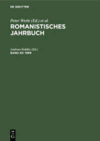 Romanistisches Jahrbuch. Band 50 1999 (Romanistisches Jahrbuch Band 50) （Reprint 2021. 2000. X, 455 S.）