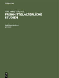 Frühmittelalterliche Studien. Band 29 Frühmittelalterliche Studien. Band 29 (Frühmittelalterliche Studien Band 29)