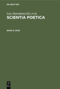 Scientia Poetica. Band 9 2005 (Scientia Poetica Band 9)