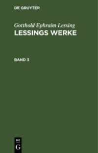 Gotthold Ephraim Lessing: Lessings Werke. Band 3 Gotthold Ephraim Lessing: Lessings Werke. Band 3