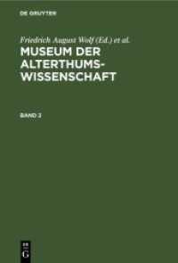 Museum der Alterthums-Wissenschaft. Band 2 Museum der Alterthums-Wissenschaft. Band 2