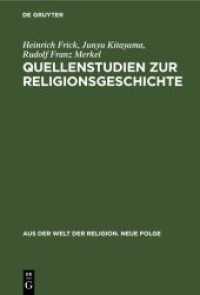 Quellenstudien zur Religionsgeschichte (Aus der Welt der Religion. Neue Folge 1)