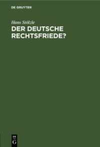 Der deutsche Rechtsfriede? : Ein Beitrag zur Frage des Güteverfahrens