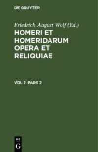 Homerus: Om_ru ep_ = Homeri et Homeridarum opera et reliquiae. Vol 2， Pars 2 Homerus: Om ru ep  = Homeri et Homeridarum opera et reliquiae. Vol 2， Pars 2