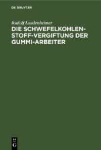 Die Schwefelkohlenstoff-Vergiftung der Gummi-Arbeiter : Unter besonderer Berücksichtigung der psychischen und nervösen Störungen und der Gewerbe-Hygiene