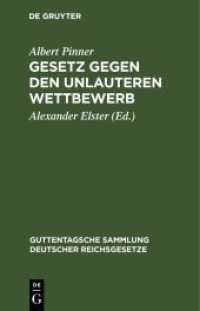 Gesetz gegen den unlauteren Wettbewerb : Vom 7. Juni 1909 (Guttentagsche Sammlung deutscher Reichsgesetze 37)