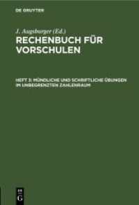 Rechenbuch für Vorschulen. Heft 3 Mündliche und schriftliche Übungen im unbegrenzten Zahlenraum : Resolvieren und Reduzieren