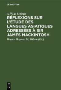Réflexions sur l'étude des langues asiatiques adressées à Sir James Mackintosh : Suivies d'une lettre à M. Horace Hayman Wilson