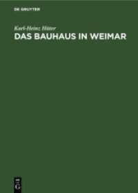 Das Bauhaus in Weimar : Studie zur gesellschaftspolitischen Geschichte einer deutschen Kunstschule