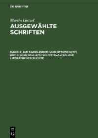 Martin Lintzel: Ausgewählte Schriften. Band 2 Zur Karolinger- und Ottonenzeit， zum hohen und späten Mittelalter， zur Literaturgeschichte