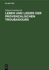 Leben und Lieder der Provenzalischen Troubadours : II. Lieder verschiedener Gattung