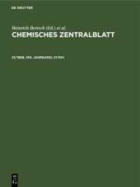 Chemisches Zentralblatt. 21/1969， 140. Jahrgang 21 Mai