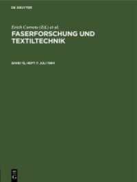 Faserforschung und Textiltechnik. Band 15， Heft 7 Juli 1964