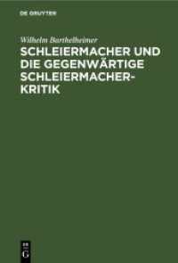 Schleiermacher und die gegenwärtige Schleiermacherkritik : Eine Untersuchung über den Subjektivismus